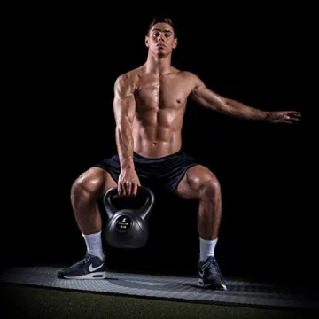 ProsourceFit Vinyl Plastic Kettlebell for Strength Training Efficiency