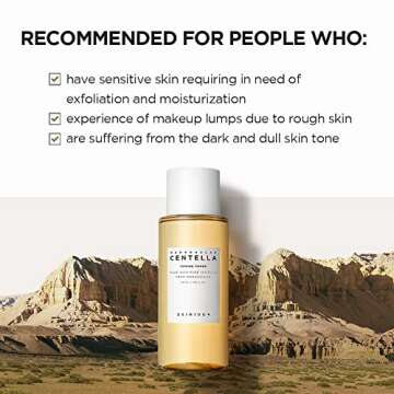 SKIN1004 Madagascar Centella Toning Toner 7.10 fl.oz, 210ml, Daily Skin Care Solution for Sensitive Acne-Prone Skin