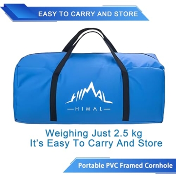 Himal Portable Cornhole Game Set with 8 Bean Bags - Easy Travel