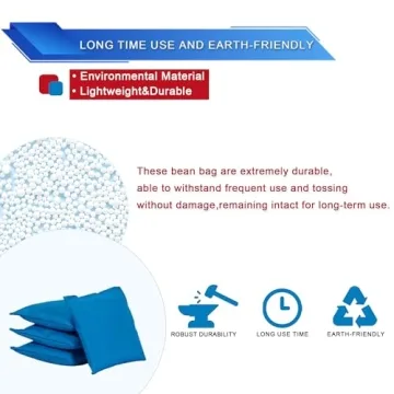 Himal Portable Cornhole Game Set with 8 Bean Bags - Easy Travel