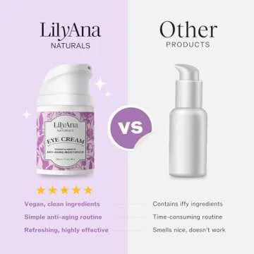 LilyAna Naturals Eye Cream for Dark Circles & Puffiness