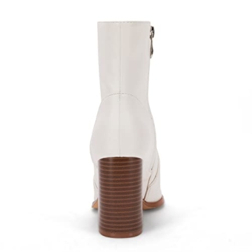 Ermonn Chunky Heels Ankle Boots for Women - Stylish Comfort