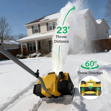 Brushless Cordless Snow Shovel for Easy Snow Removal