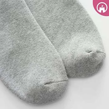 LIMPIDEE Womens Socks,Running Socks for Women 6 Pairs Cotton Calf Crew Socks Thick Cushion Athletic Long Socks 6-8