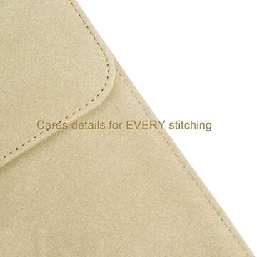 WALNEW 6 Inch Sleeve for All-New Kindle 2024 and 2022/Kindle 2019(J9G29R)/6" Kindle Paperwhite/Kindle Voyage/Kindle (8th Gen, 2016)/Kindle 4/5/Kindle Touch Protective Pouch Bag Case Cover, Khaki