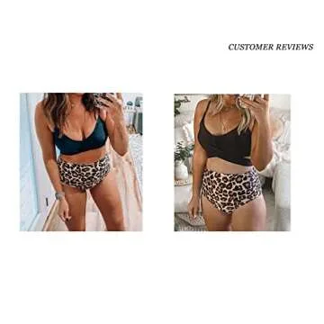 Trendy High Waisted Women’s Bikini, Flattering Fit for Beach