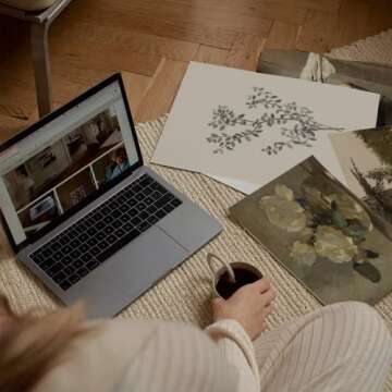 Set 5 Still Life Vintage Flower Wall Art - Vintage Wall Art Botanical Prints, Moody Decor Wall Posters For Bedroom, French Country Farmhouse Decor, Floral Print Poster Artwork For Bedroom(UNFRAMED)