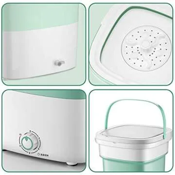 Portable Small Washer - Compact, Efficient Laundry Solution