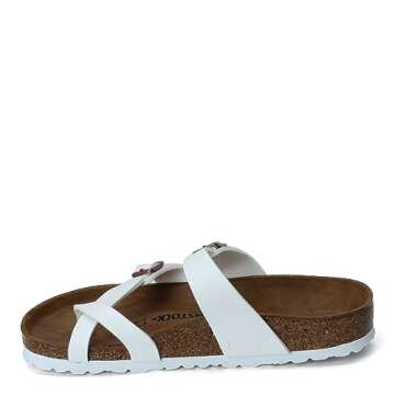 Birkenstock 1014190138 Mayari Wht W/Copper Bf R 38