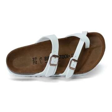 Birkenstock 1014190138 Mayari Wht W/Copper Bf R 38