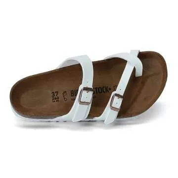 Birkenstock 1014190138 Mayari Wht W/Copper Bf R 38