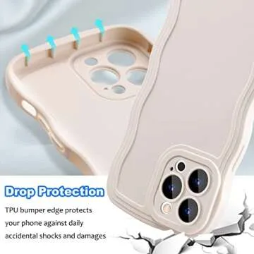 Stylish iPhone 13 Pro Max Wavy Edge Case for Women