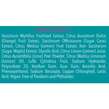 Ann Webb Lemon Luffa Peel - Lemon Glycolic Mask -All Natural Fruit Enzyme Brightening Face Mask w/Fruit Acids & Antioxidants Brightens Dull Complexion, Exfoliates & help w/Hyperpigmentation. (2oz)