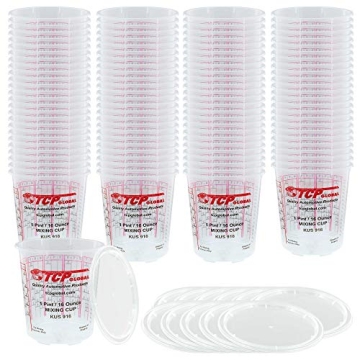 Durable Custom Shop Paint Mixing Cups with Measurements