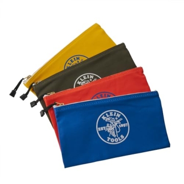 Klein Tools Organizational Zipper Bag Set - Durable Canvas