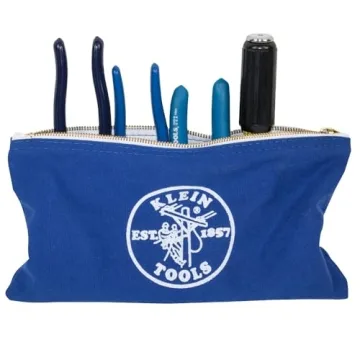 Klein Tools Organizational Zipper Bag Set - Durable Canvas