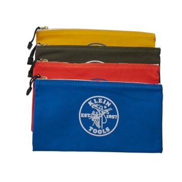 Klein Tools Organizational Zipper Bag Set - Durable Canvas