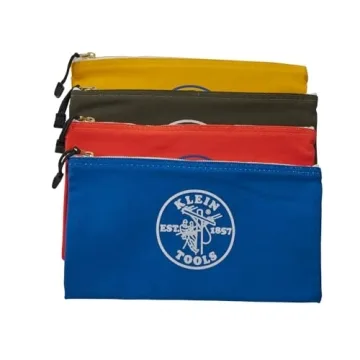 Klein Tools Organizational Zipper Bag Set - Durable Canvas
