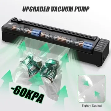Cordless Etunsia Vacuum Sealer for Fresh Food Storage