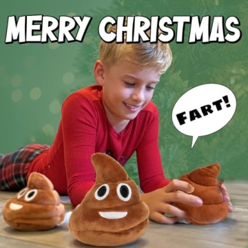 Funny Plush Poop Toy with Hilarious Fart Sounds for Everyone
