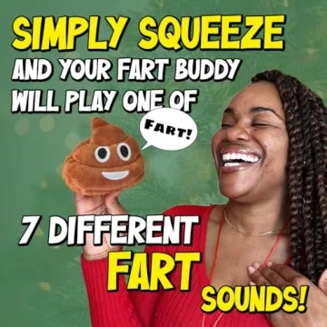 Funny Plush Poop Toy with Hilarious Fart Sounds for Everyone