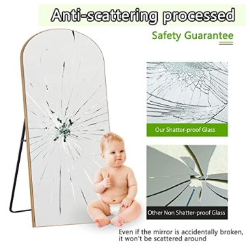 NeuType Arched Full Length Mirror - Stylish & Durable Decor