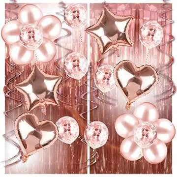 Complete Rose Gold Party Decorations for Celebrations