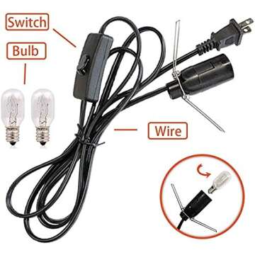 pursalt Himalayan Pink Salt Lamp Bowl with Heated Massage Balls, Natural Crystal Salt Rock Table Lamp from Pakistan for Home Gifts, 2 Replacement 25W Bulbs & Hand Carved Taly Wood Base