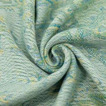 Ciormis Paisley Pashmina Shawls, Mint Green Reversible Soft Paisley Scarf and Wrap for Women(Style5-...