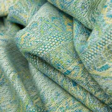 Ciormis Paisley Pashmina Shawls, Mint Green Reversible Soft Paisley Scarf and Wrap for Women(Style5-Mint Green)