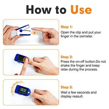 Easy@Home Fingertip Pulse Oximeter for Health Monitoring