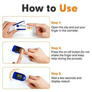 Easy@Home Fingertip Pulse Oximeter for Health Monitoring