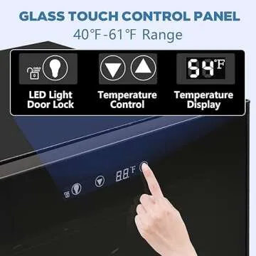 Joy Pebble Beverage Refrigerator Cooler 4.4 Cu.Ft,145 Can Mini Fridge with Glass Door for Beer Soda Wine,Drink Drink Fridge with Adjustable Thermostat,Beverage Fridge for Bar Home Office