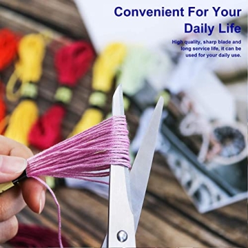 BURVAGY 8" All Purpose Heavy Duty Scissors 10 Pack