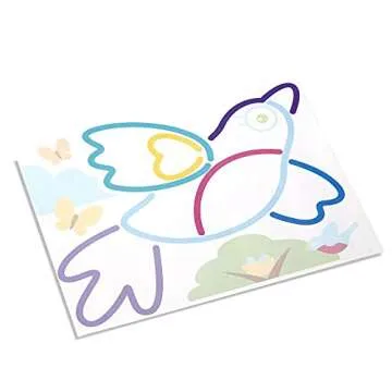 Melissa & Doug Rainbow Cord Picture Maker - Mess-Free Fun