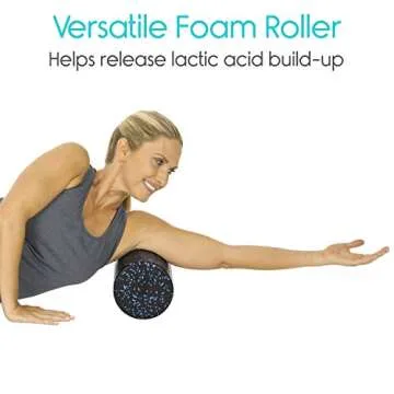 Vive Foam Roller for Yoga, Recovery, and Therapy