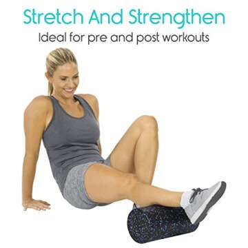 Vive Foam Roller for Yoga, Recovery, and Therapy