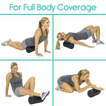 Vive Foam Roller for Yoga, Recovery, and Therapy
