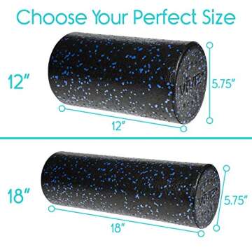 Vive Foam Roller for Yoga, Recovery, and Therapy