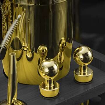 SOING 24-Piece Bartender Kit with Stand,Perfect Mixology Bar Kit Cocktail Shaker Set for Drink Mixing,Stainless Steel Bar Tools with All Needed Accessories,Recipes