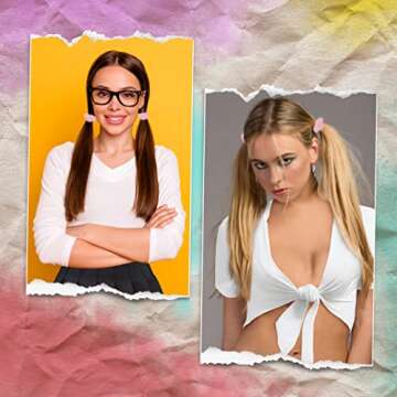 YIXAXKAO Women's 90s Pop Singer Costume with Accessories