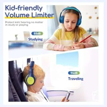 Durable EarFun Kids Headphones with Microphone and Volume Limit