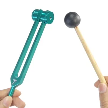 MoResolune 128 Hz Weighted Tuning Fork for Healing