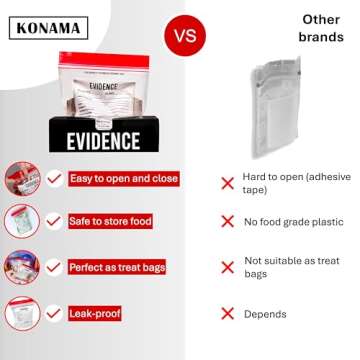 Evidence Bags 25pcs - Fun Party Favors for All Occasions