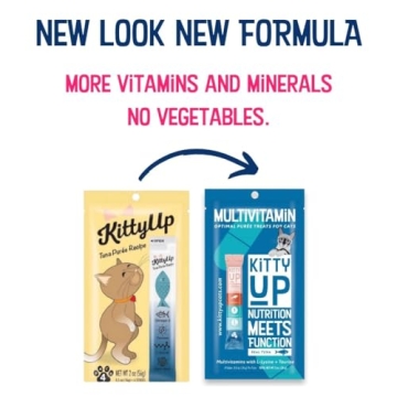 Nutritious Kitty Up Lickable Cat Treats with Real Tuna