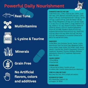 Nutritious Kitty Up Lickable Cat Treats with Real Tuna