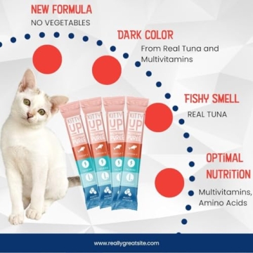 Nutritious Kitty Up Lickable Cat Treats with Real Tuna