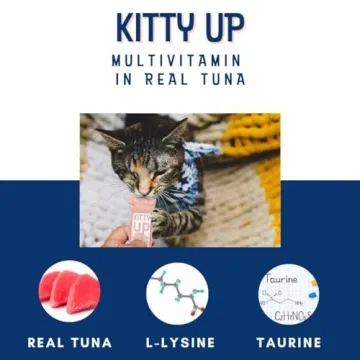 Nutritious Kitty Up Lickable Cat Treats with Real Tuna