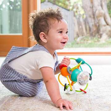 Infantino Magic Beads Activity Ball, Multi Color