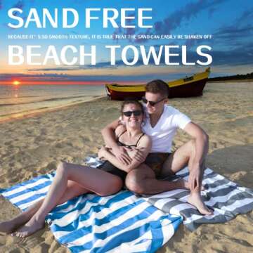 Your Choice Microfiber Quick Dry Sand-Free Beach Towel for Adults & Kids - Oversized, Compact, Lightweight, Absorben - Travel Towel, Swimming Towel - Set of 9 Pack - Large Beach Towel 60x30 Inch